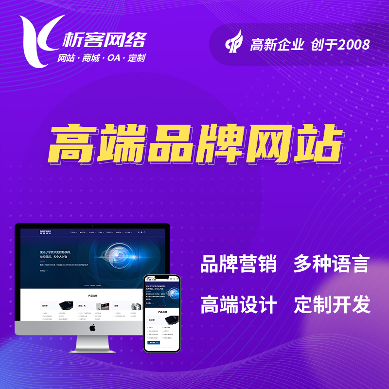 天津高端品牌网站